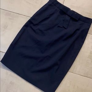 3 for $15 Navy Pinstripe Skirt with Bow Sz S/M